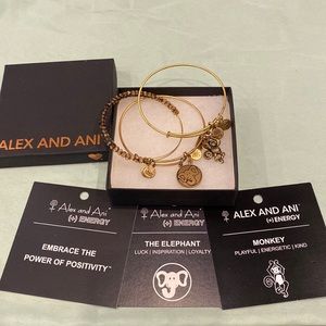 Alex and Ani Bronze Bracelet Bundle